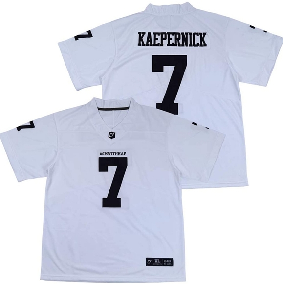 ImWithKap 7 Colin Kaepernick I'm with KAP All Stitched Football Jersey - Picture 11 of 11